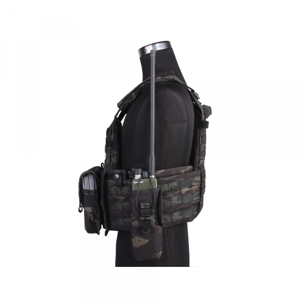 Тактический жилет с 3-мя подсумками EmersonGear LBT6094A style Plate Carrier w 3 pouches (Multicam Black)