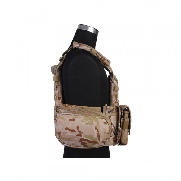 Тактический жилет с 3-мя подсумками EmersonGear LBT6094A style Plate Carrier w 3 pouches (Multicam Arid) Тактический жилет с 3-мя подсумками EmersonGear LBT6094A style Plate Carrier w 3 pouches (Multicam Arid)
