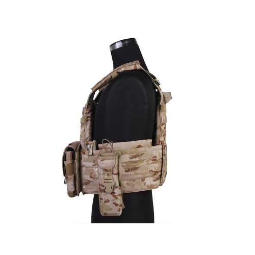 Тактический жилет с 3-мя подсумками EmersonGear LBT6094A style Plate Carrier w 3 pouches (Multicam Arid)