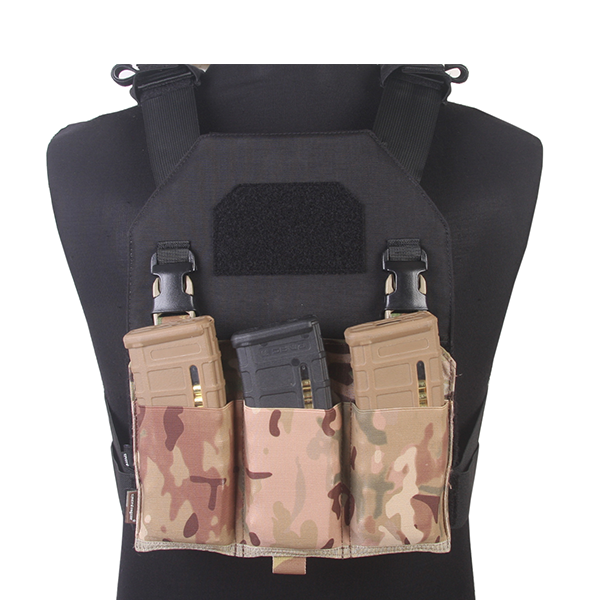 Подсумок для 3 магазинов EmersonGear Rubber Style Triple M4 Magpouch Panel for APC Vest (Multicam) Подсумок для 3 магазинов EmersonGear Rubber Style Triple M4 Magpouch Panel for APC Vest (Multicam)