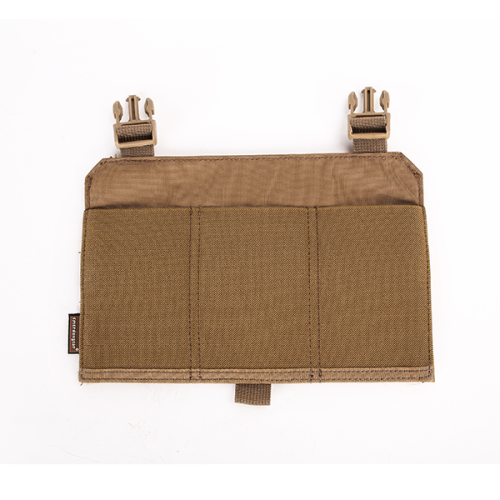 EmersonGear Rubber Style Triple M4 Magpouch Panel for APC Vest (Coyote Brown)