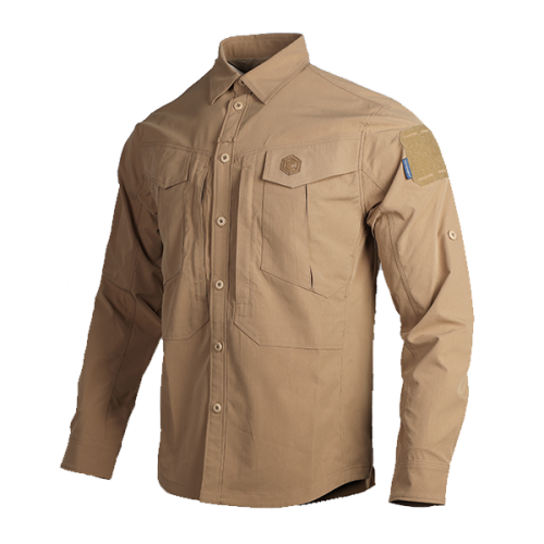 Тактическая рубашка EmersonGear Blue Label "Persecutor" Tactical Shirt (размер L, цвет Coyote Brown)