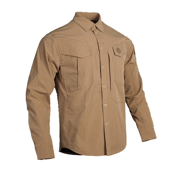Тактическая рубашка EmersonGear Blue Label "Persecutor" Tactical Shirt (размер L, цвет Coyote Brown) Тактическая рубашка EmersonGear Blue Label "Persecutor" Tactical Shirt (размер L, цвет Coyote Brown)