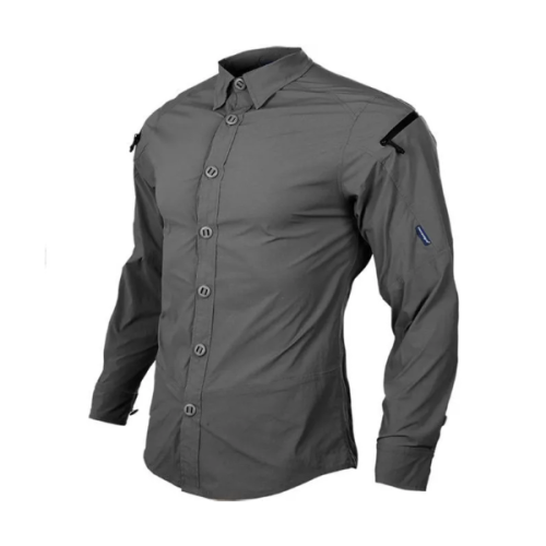 EmersonGear Blue Label ZIP Triple Tech Tac-Shirt (размер 2XL, цвет Grey)
