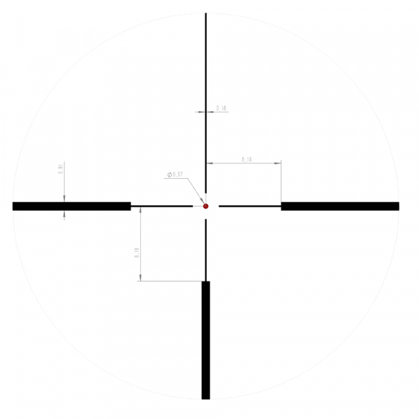 Оптический прицел MewLite 1-4x24 IR SFP
