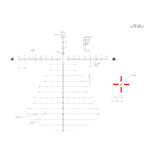 Оптический прицел MewLite 4-24x56 FFP IR