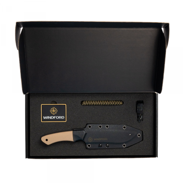 Охотничий нож Windford Аякс сталь N690 cryo, тан