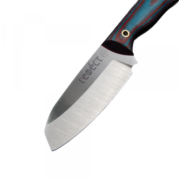 Туристический нож Windford Гефест сталь AUS 10, бордо/синий