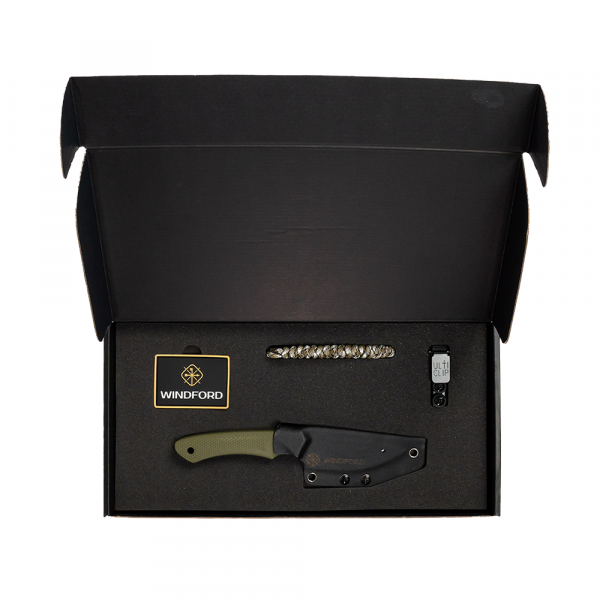 Тактический нож Windford Гектор сталь N690 cryo, олива