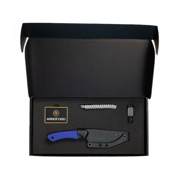 Туристический нож Windford Орион сталь N690 cryo, фиолетовый