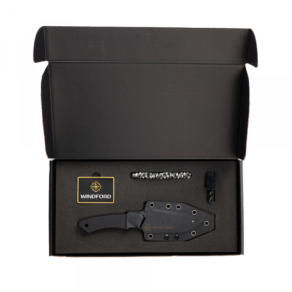 Тактический нож Windford Персей сталь N690 cryo, чёрный