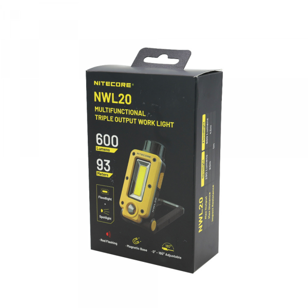 Мультифункциональный фонарь Nitecore NWL20, 600 люмен