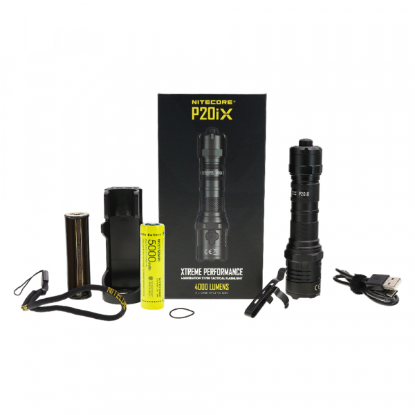 Тактический фонарь Nitecore P20iX, 4000 люмен