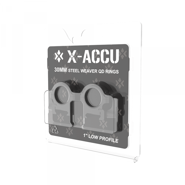 Быстросъемные кольца Vector Optics X-ACCU 30мм Weaver QD 1 дюйм