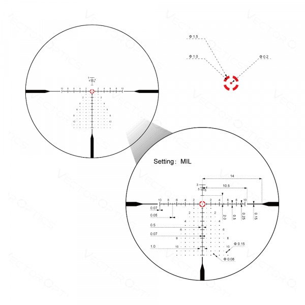 Оптический прицел Vector Optics Continental x10 1-10x28 ED FFP VET-CTR