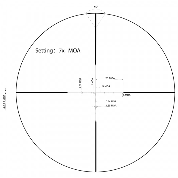 Оптический прицел Vector Optics Matiz 2-7x32 MOA Оптический прицел Vector Optics Matiz 2-7x32 MOA