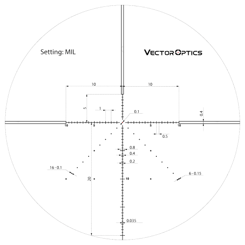 Оптический прицел Vector Optics Veyron 6-24x44 IR FFP