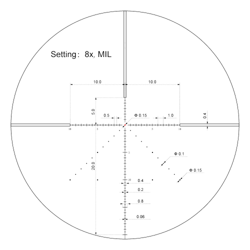 Оптический прицел Vector Optics Veyron 2-8x32IR