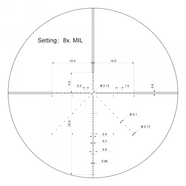 Оптический прицел Vector Optics Veyron 2-8x32IR