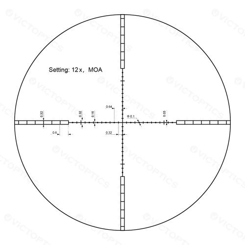 Оптический прицел Vector Optics VictOptics C4 3-12x40